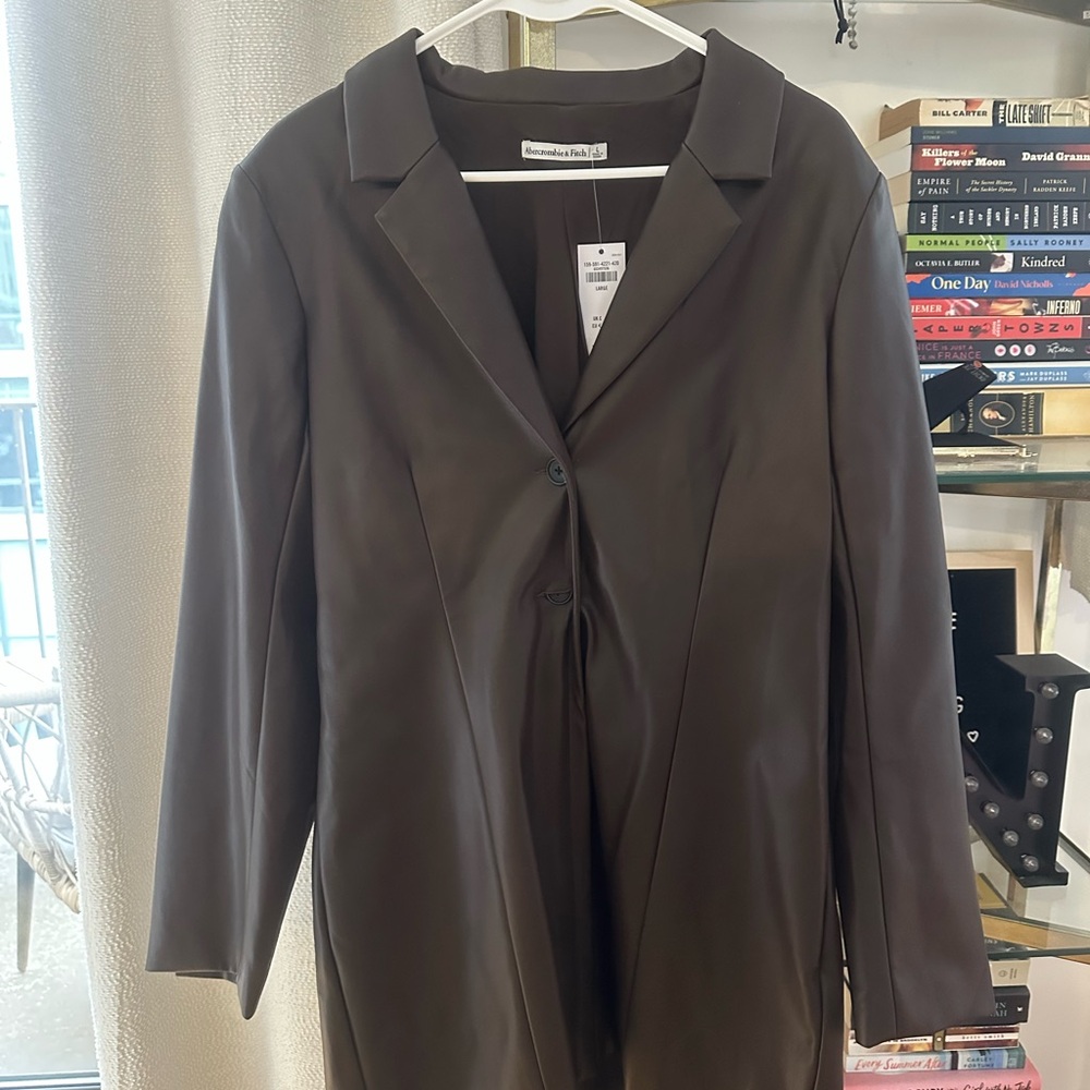 Abercrombie & Fitch Dark Brown Blazer Dress